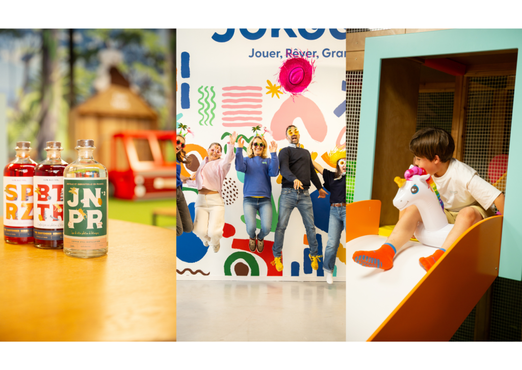 Boissons, jeux, amis, amusement, couleurs